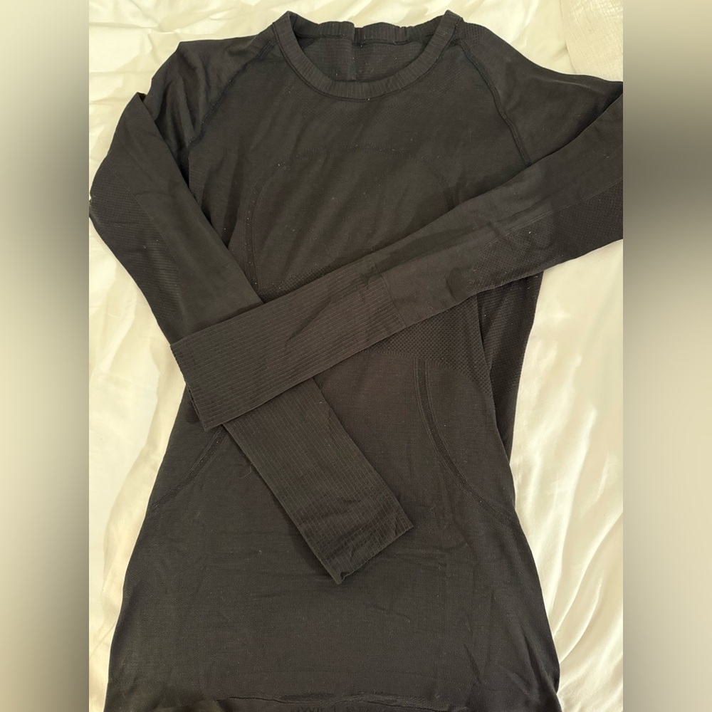 Lululemon Black Swiftly Tech Long Sleeve Shirt